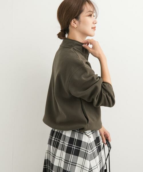 URBAN RESEARCH DOORS / アーバンリサーチ ドアーズ Tシャツ | 『UR TECH』ピケフリースハーフジッププルオーバー | 詳細6