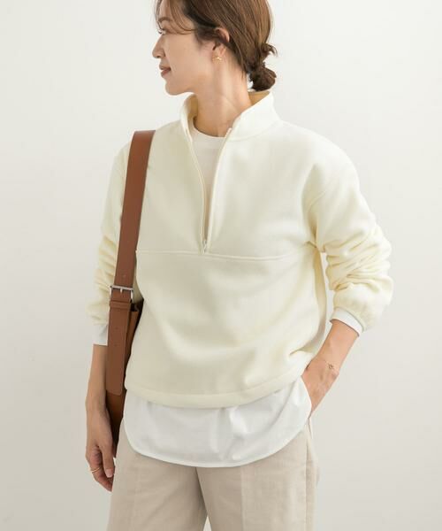 URBAN RESEARCH DOORS / アーバンリサーチ ドアーズ Tシャツ | 『UR TECH』ピケフリースハーフジッププルオーバー | 詳細20