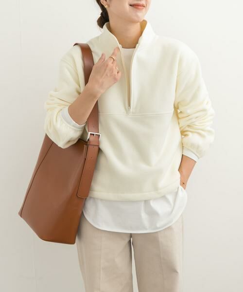 URBAN RESEARCH DOORS / アーバンリサーチ ドアーズ Tシャツ | 『UR TECH』ピケフリースハーフジッププルオーバー | 詳細22