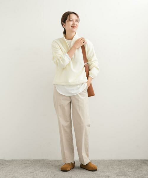 URBAN RESEARCH DOORS / アーバンリサーチ ドアーズ Tシャツ | 『UR TECH』ピケフリースハーフジッププルオーバー | 詳細24