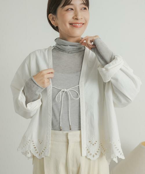 URBAN RESEARCH DOORS / アーバンリサーチ ドアーズ Tシャツ | カシミヤシルク混タートルネックカットソー | 詳細28