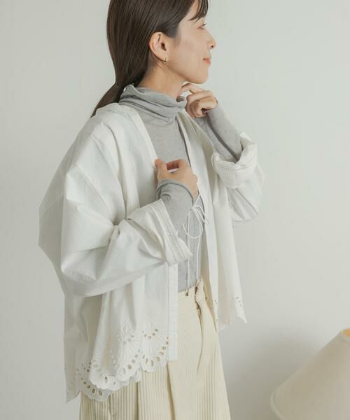 URBAN RESEARCH DOORS / アーバンリサーチ ドアーズ Tシャツ | カシミヤシルク混タートルネックカットソー | 詳細29