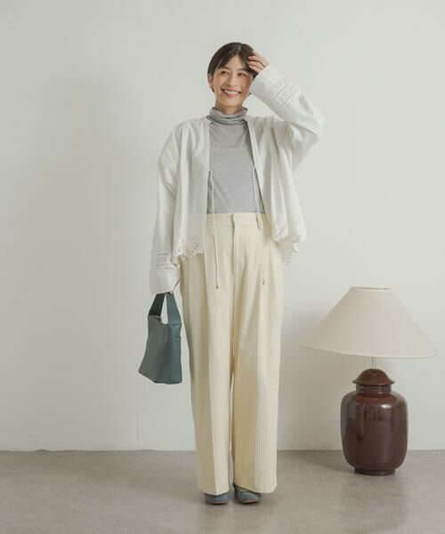 URBAN RESEARCH DOORS / アーバンリサーチ ドアーズ Tシャツ | カシミヤシルク混タートルネックカットソー | 詳細30