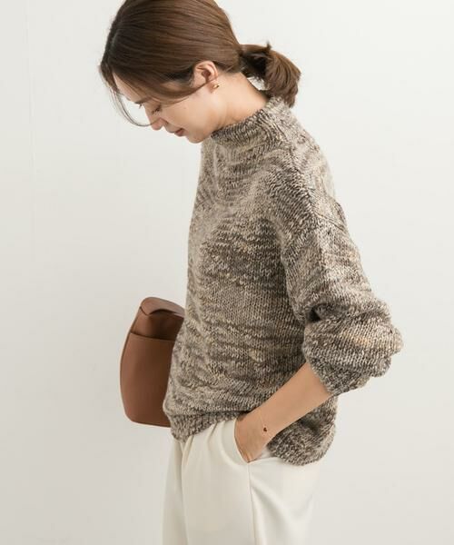 URBAN RESEARCH DOORS / アーバンリサーチ ドアーズ ニット・セーター | PAVONE MIXカラーニット | 詳細4