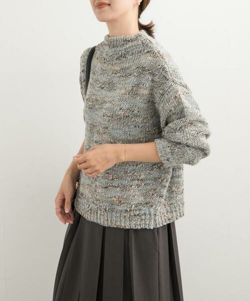 URBAN RESEARCH DOORS / アーバンリサーチ ドアーズ ニット・セーター | PAVONE MIXカラーニット | 詳細18