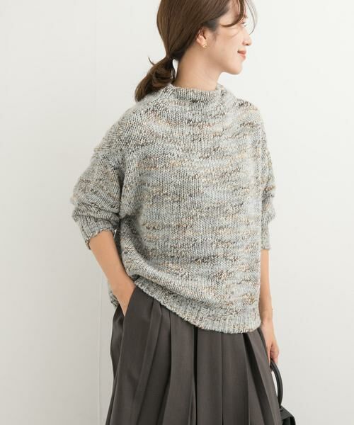 URBAN RESEARCH DOORS / アーバンリサーチ ドアーズ ニット・セーター | PAVONE MIXカラーニット | 詳細23