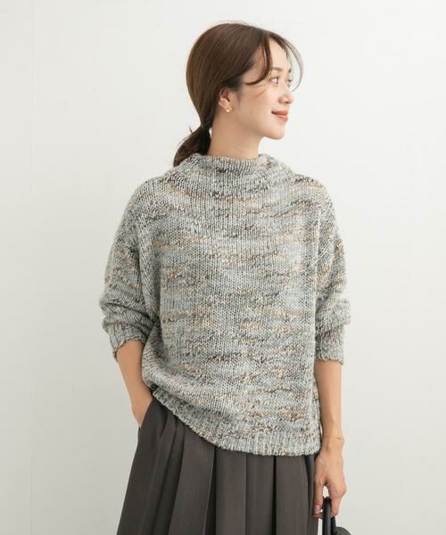 URBAN RESEARCH DOORS / アーバンリサーチ ドアーズ ニット・セーター | PAVONE MIXカラーニット | 詳細24