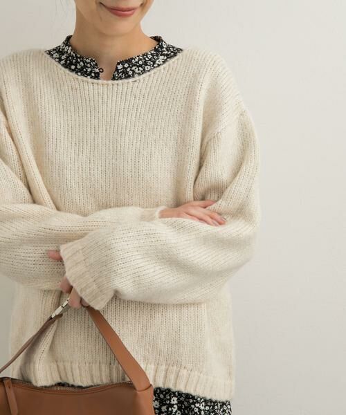 URBAN RESEARCH DOORS / アーバンリサーチ ドアーズ ニット・セーター | SPETTACOLO ラメニット（オフホワイト）