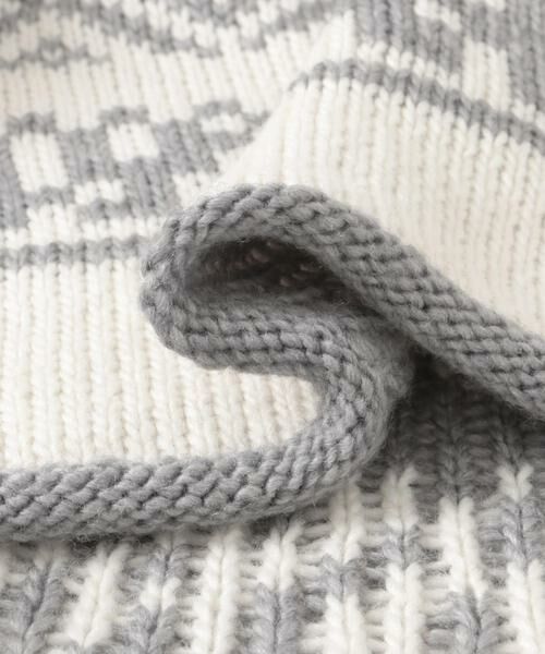 URBAN RESEARCH DOORS / アーバンリサーチ ドアーズ ニット・セーター | 柄編みショート丈ニット | 詳細14
