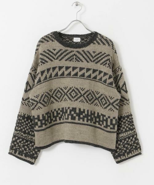 URBAN RESEARCH DOORS / アーバンリサーチ ドアーズ ニット・セーター | 柄編みショート丈ニット | 詳細28