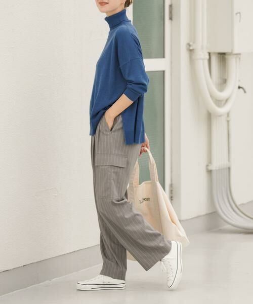 URBAN RESEARCH DOORS / アーバンリサーチ ドアーズ ニット・セーター | ウォッシャブルウールタートルワイドプルオーバー | 詳細26