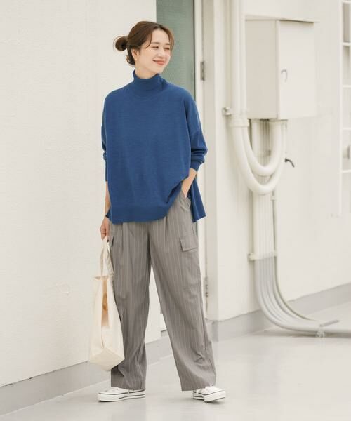 URBAN RESEARCH DOORS / アーバンリサーチ ドアーズ ニット・セーター | ウォッシャブルウールタートルワイドプルオーバー | 詳細27
