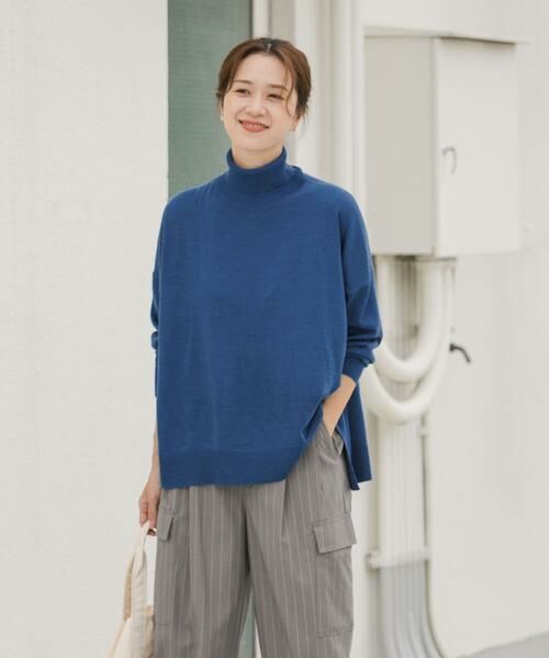 URBAN RESEARCH DOORS / アーバンリサーチ ドアーズ ニット・セーター | ウォッシャブルウールタートルワイドプルオーバー | 詳細20