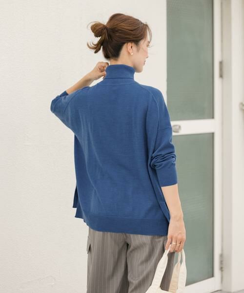 URBAN RESEARCH DOORS / アーバンリサーチ ドアーズ ニット・セーター | ウォッシャブルウールタートルワイドプルオーバー | 詳細23