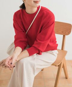 URBAN RESEARCH DOORS / アーバンリサーチ ドアーズ ニット・セーター | 『UR TECH 200日ニット』スウェットライクプルオーバー