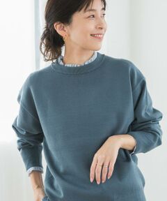 URBAN RESEARCH DOORS / アーバンリサーチ ドアーズ ニット・セーター | 『UR TECH 200日ニット』スウェットライクプルオーバー