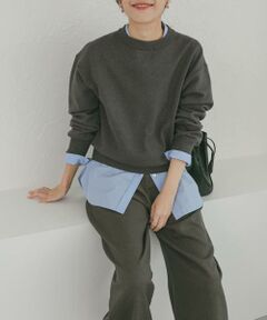 URBAN RESEARCH DOORS / アーバンリサーチ ドアーズ ニット・セーター | 『UR TECH 200日ニット』スウェットライクプルオーバー