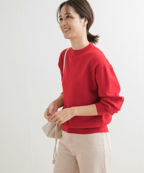 URBAN RESEARCH DOORS / アーバンリサーチ ドアーズ ニット・セーター | 『UR TECH 200日ニット』スウェットライクプルオーバー | 詳細11