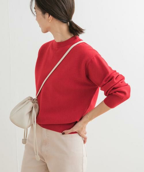 URBAN RESEARCH DOORS / アーバンリサーチ ドアーズ ニット・セーター | 『UR TECH 200日ニット』スウェットライクプルオーバー | 詳細12