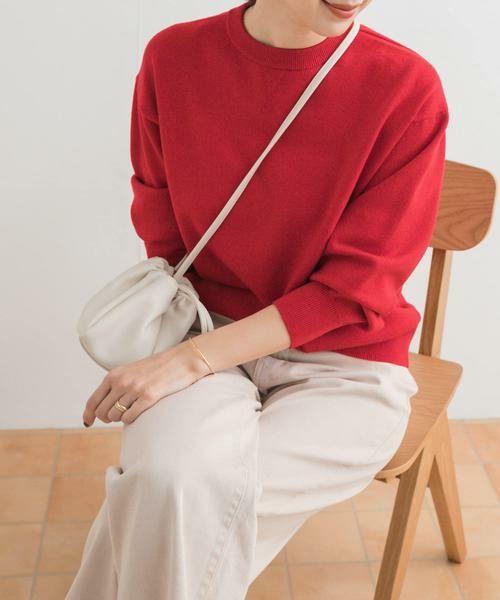 URBAN RESEARCH DOORS / アーバンリサーチ ドアーズ ニット・セーター | 『UR TECH 200日ニット』スウェットライクプルオーバー | 詳細2