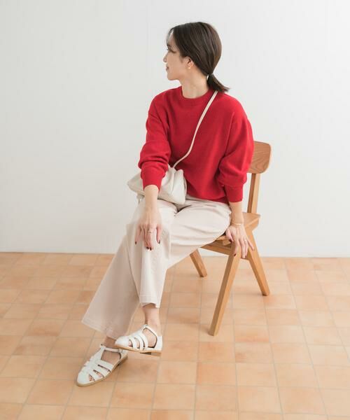 URBAN RESEARCH DOORS / アーバンリサーチ ドアーズ ニット・セーター | 『UR TECH 200日ニット』スウェットライクプルオーバー | 詳細6