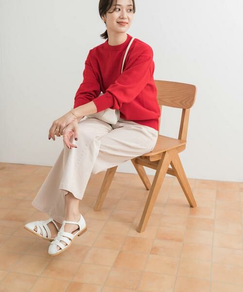 URBAN RESEARCH DOORS / アーバンリサーチ ドアーズ ニット・セーター | 『UR TECH 200日ニット』スウェットライクプルオーバー | 詳細7