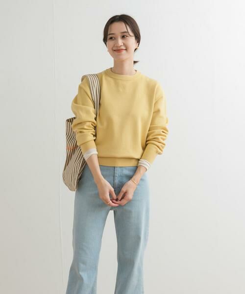 URBAN RESEARCH DOORS / アーバンリサーチ ドアーズ ニット・セーター | 『UR TECH 200日ニット』スウェットライクプルオーバー | 詳細26