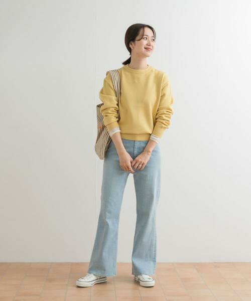 URBAN RESEARCH DOORS / アーバンリサーチ ドアーズ ニット・セーター | 『UR TECH 200日ニット』スウェットライクプルオーバー | 詳細27