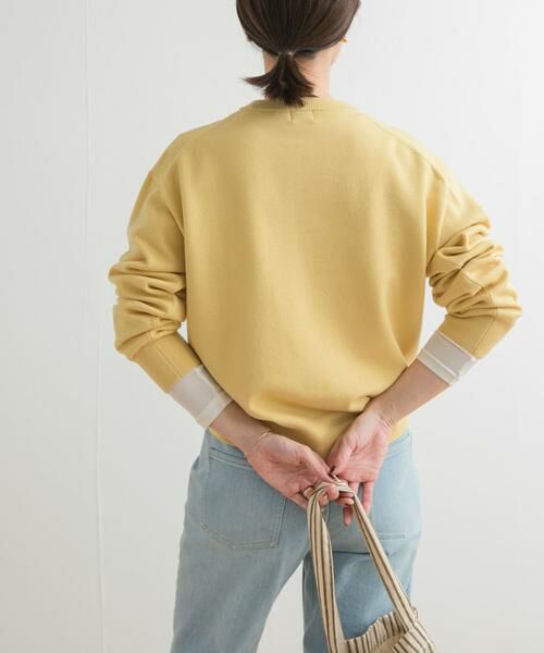 URBAN RESEARCH DOORS / アーバンリサーチ ドアーズ ニット・セーター | 『UR TECH 200日ニット』スウェットライクプルオーバー | 詳細18