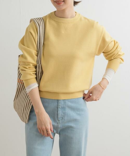 URBAN RESEARCH DOORS / アーバンリサーチ ドアーズ ニット・セーター | 『UR TECH 200日ニット』スウェットライクプルオーバー | 詳細21