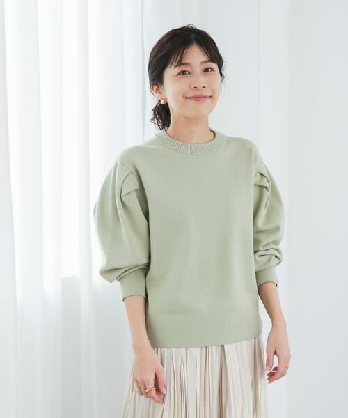 URBAN RESEARCH DOORS / アーバンリサーチ ドアーズ ニット・セーター | 『UR TECH 200日ニット』ショルダータックプルオーバー | 詳細3