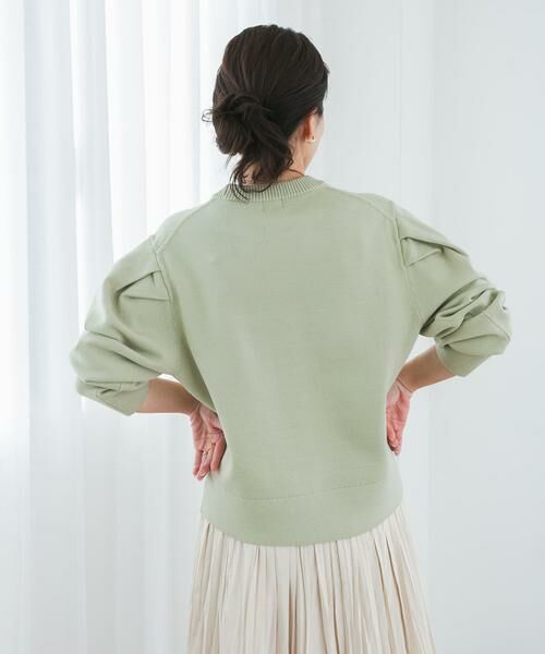 URBAN RESEARCH DOORS / アーバンリサーチ ドアーズ ニット・セーター | 『UR TECH 200日ニット』ショルダータックプルオーバー | 詳細8