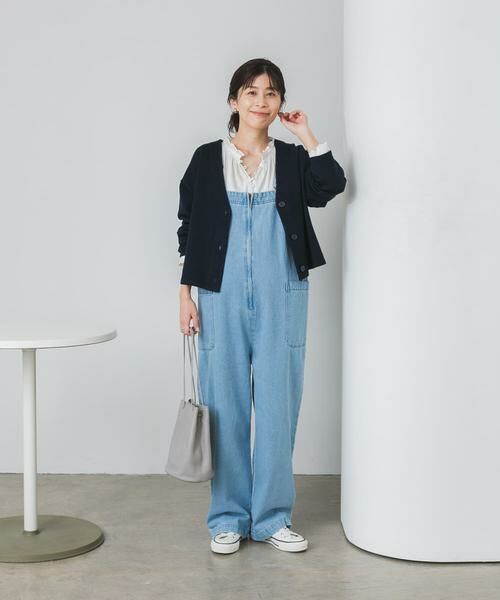 URBAN RESEARCH DOORS / アーバンリサーチ ドアーズ カーディガン・ボレロ | 『UR TECH 200日ニット』Vネックカーディガン | 詳細13