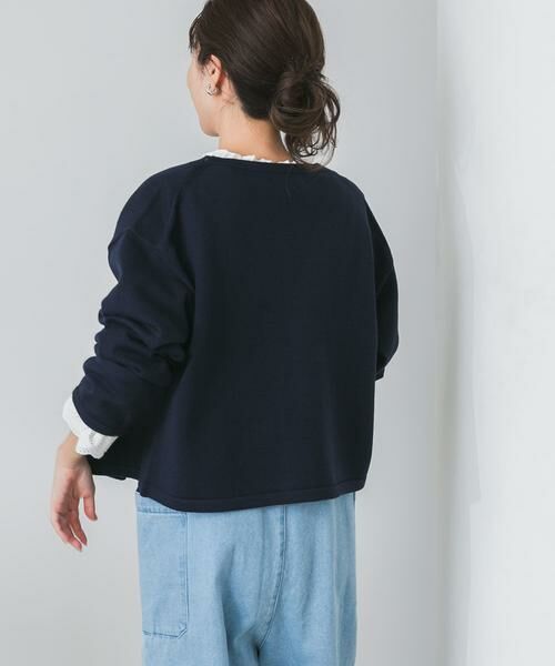 URBAN RESEARCH DOORS / アーバンリサーチ ドアーズ カーディガン・ボレロ | 『UR TECH 200日ニット』Vネックカーディガン | 詳細3