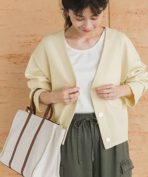 URBAN RESEARCH DOORS / アーバンリサーチ ドアーズ カーディガン・ボレロ | 『UR TECH 200日ニット』Vネックカーディガン | 詳細27