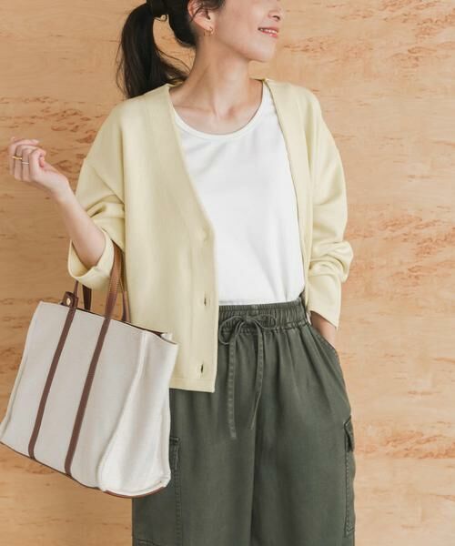 URBAN RESEARCH DOORS / アーバンリサーチ ドアーズ カーディガン・ボレロ | 『UR TECH 200日ニット』Vネックカーディガン | 詳細28