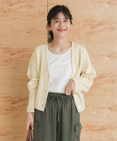 URBAN RESEARCH DOORS / アーバンリサーチ ドアーズ カーディガン・ボレロ | 『UR TECH 200日ニット』Vネックカーディガン | 詳細20