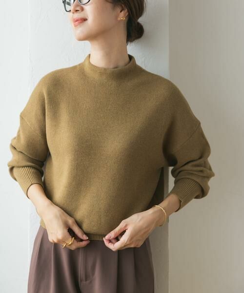 URBAN RESEARCH DOORS / アーバンリサーチ ドアーズ ニット・セーター | 『蓄熱』ボトルネックKNITプルオーバー | 詳細1