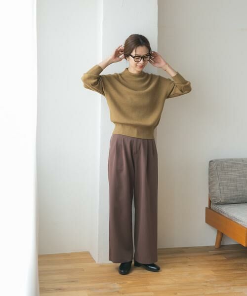 URBAN RESEARCH DOORS / アーバンリサーチ ドアーズ ニット・セーター | 『蓄熱』ボトルネックKNITプルオーバー | 詳細13