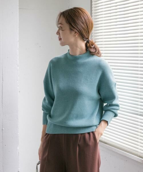 URBAN RESEARCH DOORS / アーバンリサーチ ドアーズ ニット・セーター | 『蓄熱』ボトルネックKNITプルオーバー | 詳細30