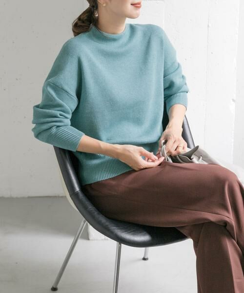 URBAN RESEARCH DOORS / アーバンリサーチ ドアーズ ニット・セーター | 『蓄熱』ボトルネックKNITプルオーバー | 詳細22