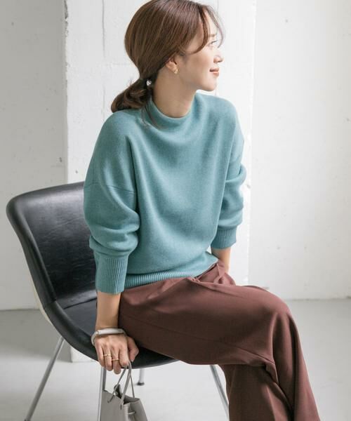 URBAN RESEARCH DOORS / アーバンリサーチ ドアーズ ニット・セーター | 『蓄熱』ボトルネックKNITプルオーバー | 詳細24