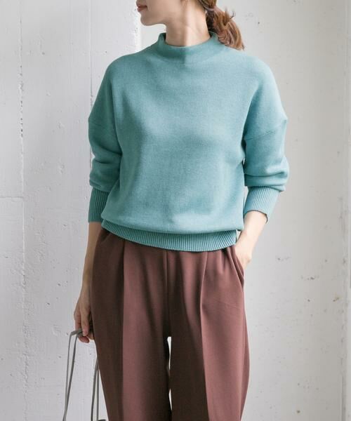 URBAN RESEARCH DOORS / アーバンリサーチ ドアーズ ニット・セーター | 『蓄熱』ボトルネックKNITプルオーバー | 詳細26