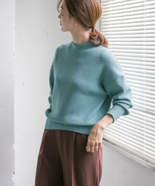 URBAN RESEARCH DOORS / アーバンリサーチ ドアーズ ニット・セーター | 『蓄熱』ボトルネックKNITプルオーバー | 詳細28