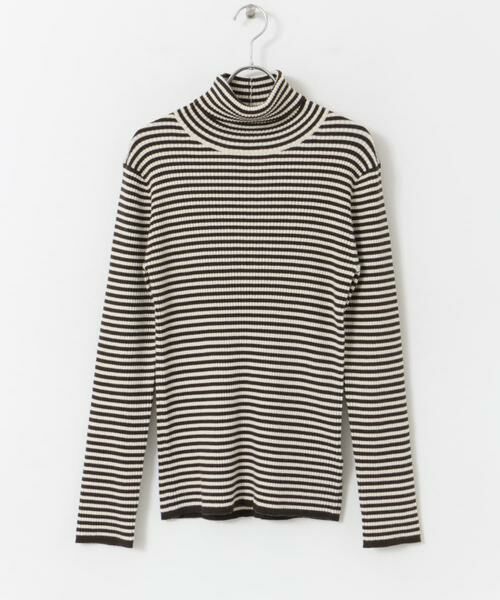 URBAN RESEARCH DOORS / アーバンリサーチ ドアーズ ニット・セーター | ボーダーリブタートル | 詳細9