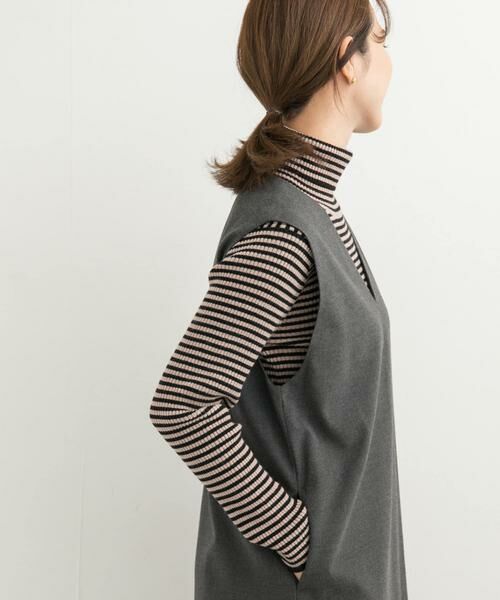 URBAN RESEARCH DOORS / アーバンリサーチ ドアーズ ニット・セーター | ボーダーリブタートル | 詳細11