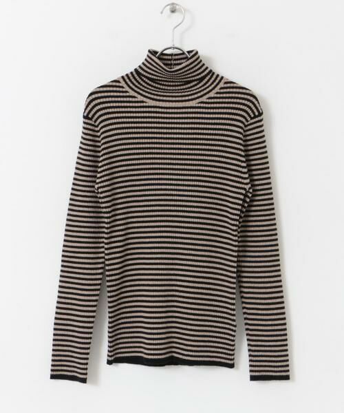 URBAN RESEARCH DOORS / アーバンリサーチ ドアーズ ニット・セーター | ボーダーリブタートル | 詳細21