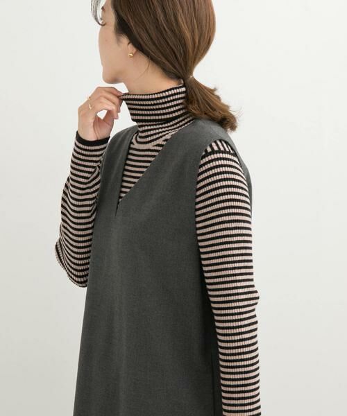 URBAN RESEARCH DOORS / アーバンリサーチ ドアーズ ニット・セーター | ボーダーリブタートル | 詳細15