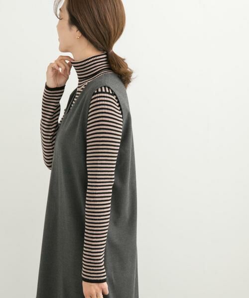 URBAN RESEARCH DOORS / アーバンリサーチ ドアーズ ニット・セーター | ボーダーリブタートル | 詳細16