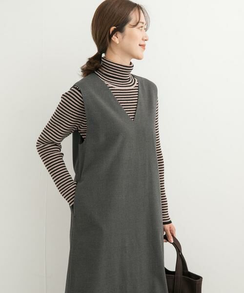 URBAN RESEARCH DOORS / アーバンリサーチ ドアーズ ニット・セーター | ボーダーリブタートル | 詳細17